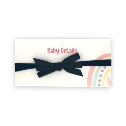 Big Bow Headband - Black